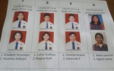 AGENDA PEMILIHAN KETUA OSIS SMP STRADA MARGA MULIA BARU MASA JABATAN 2018-2019